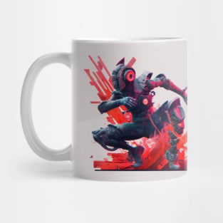 Cyberpunk Ninja Mug